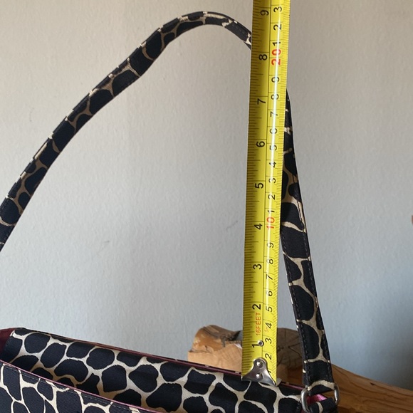 Vintage Kate Spade Giraffe Print Shoulder Bag - Picture 13 of 14